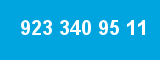 923 340 95 11 923 340 95 11